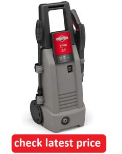 briggs and stratton 1700 psi electric pressure washer reviews